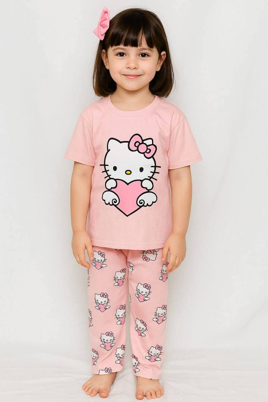 WhatsApp Image 2025-09-04 at 2.04.24 PM (5) Baby Girls & Kids Printed T-shirt & Full/Long Pant Set - Image 1