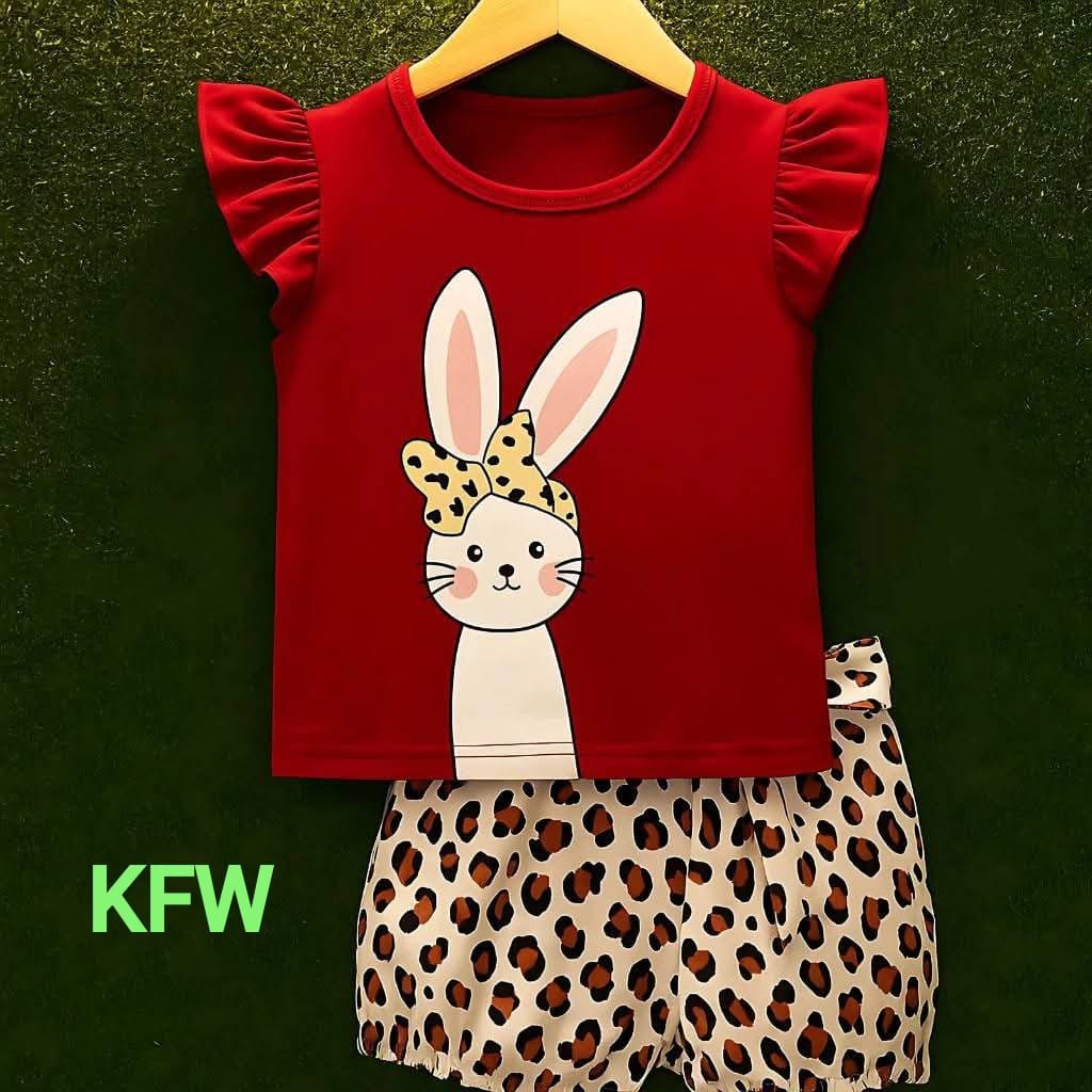 WhatsApp Image 2025-09-14 at 2.20.06 AM (2) Girls T-Shirt with Short Pant Set - Image 1