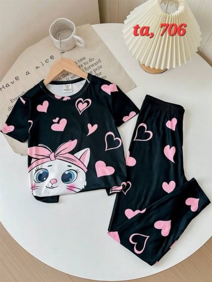 👕👖 Baby Girls T-Shirt with Long Pant Set